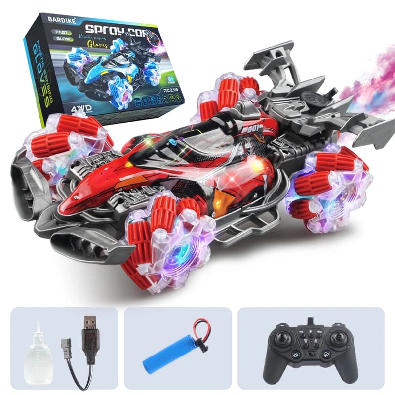 Spray Car RC Gesture Controlled Stunt Vehicle with Infrared Remote
