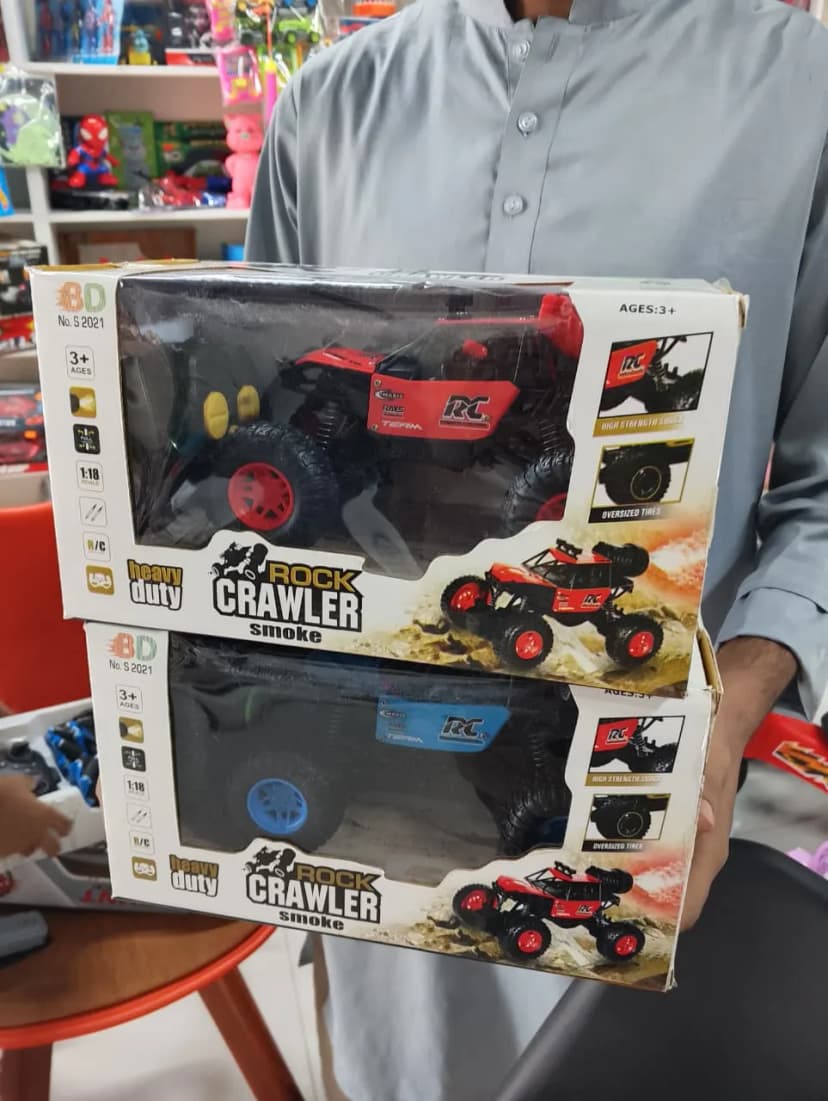 RC Rock Crawler Car for Rough Terrain Climbing with Powerful Motor